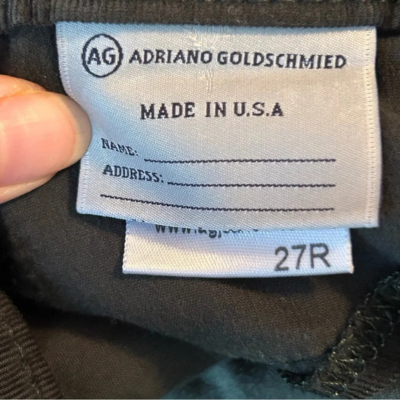 AG Adriano Goldschmied The Legging Super Skinny Green Corduroy Pants Women’s 27R - Picture 5 of 11